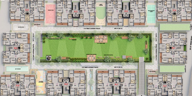 Floor Plan of Happy Astoria in Vesu, Surat - Image 111010