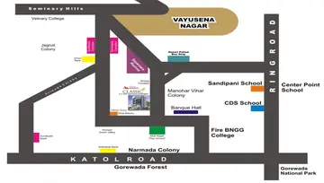 Location of Aastha Classic - Image 96447