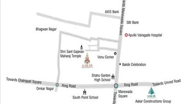 Location of Aakar Residency - Image 11246