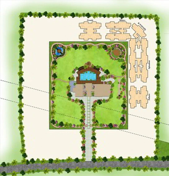 Master Plan of Prozone Palms in Wardha Road, Nagpur - Image 11291