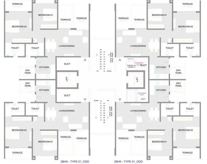 Floor Plan of SSD Sai Vista in Ravet, Pune - Image 13287