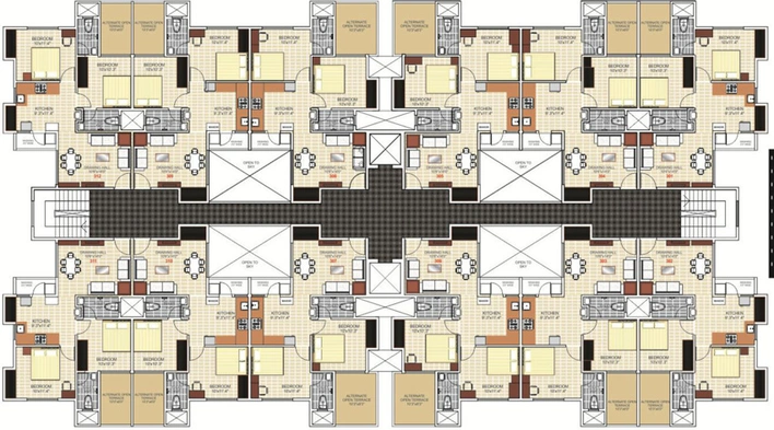 Floor Plan of Shree Ram Sahaniwas in Borgaon, Nagpur - Image 11441