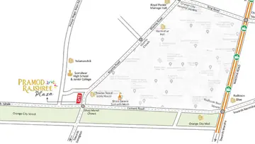 Location of Pramod Rajshree Plaza - Image 11447