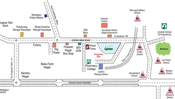 Location of Tulip - Satyam Garden - Image 126001