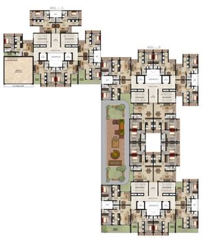 Floor Plan of Sanskruti Sapphire in Nalasopara East, Palghar - Image 20939