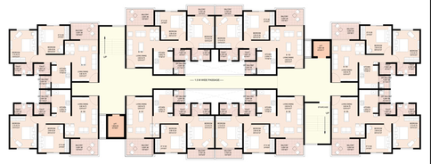 Floor Plan of PK Hill Crest in Pimple Saudagar, Pune - Image 13554
