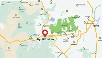 Location of Mihir Nyati Equinox - Image 70293