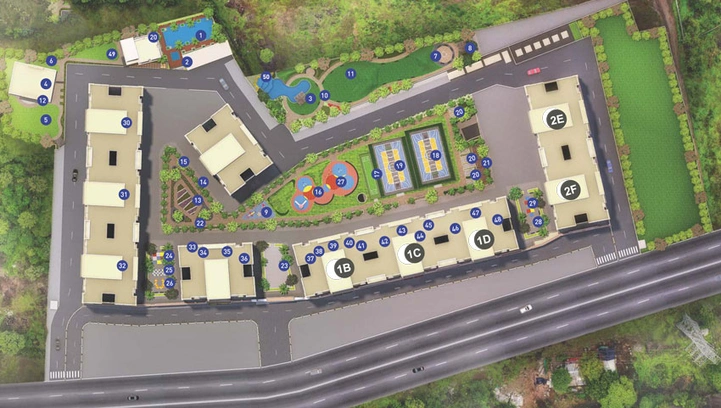 Master Plan of Mihir Nyati Equinox in Bavdhan, Pune - Image 70294