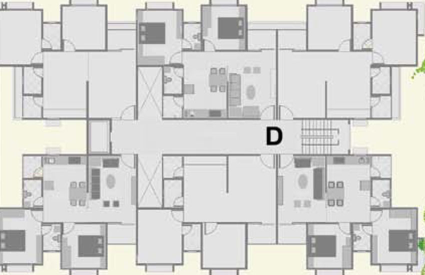 Floor Plan of G Platinum in Bhayli Road, Vadodara - Image 88292