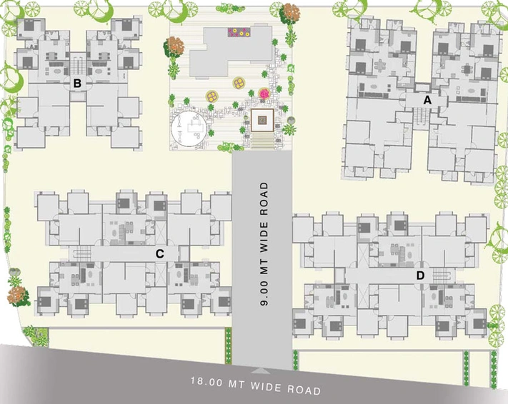 Master Plan of G Platinum in Bhayli Road, Vadodara - Image 88293