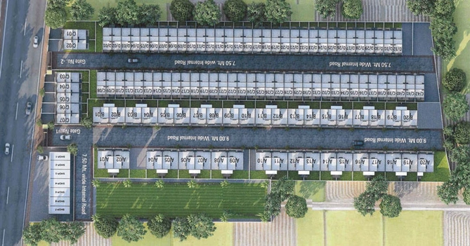 Master Plan of Vijay Nagar Society in Bapunagar, Vadodara - Image 32523