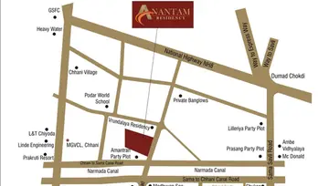 Location of Akhand Anantam Residency - Image 32727