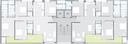 Floor Plan of Artham Eminence in Bhayli Road, Vadodara - Image 86961