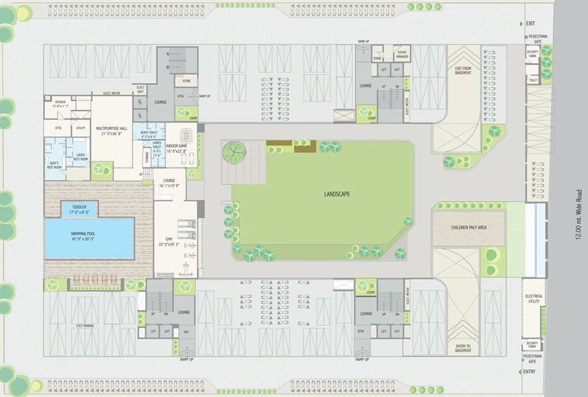 Master Plan of Artham Eminence in Bhayli Road, Vadodara - Image 86962
