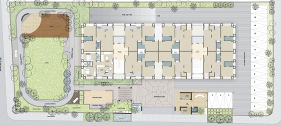 Master Plan of Samved Alpine Heights in Atladara, Vadodara - Image 32757