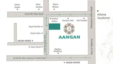 Location of Anjani Aangan - Image 32823