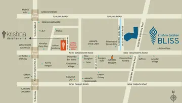 Location of Krishna Darshan Bliss - Image 103067