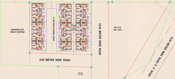 Master Plan of Sundar One Villa in Makarpura, Vadodara - Image 33070