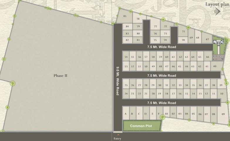 Master Plan of Satva Sahaj in Atladara, Vadodara - Image 33266