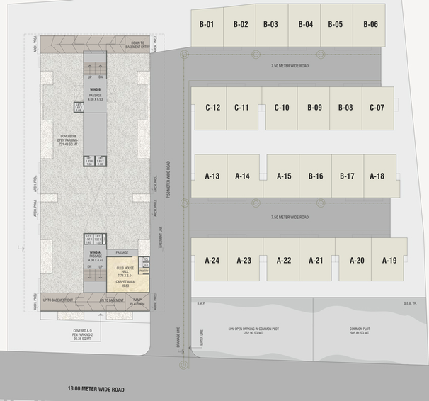 Master Plan of Shree Paradise Palms in Makarpura, Vadodara - Image 33298