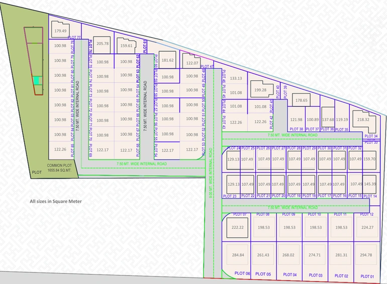 Master Plan of Swastik Castillo in Bill, Vadodara - Image 33374