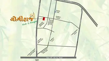 Location of Yogiraj Hub & Heights - Image 33600