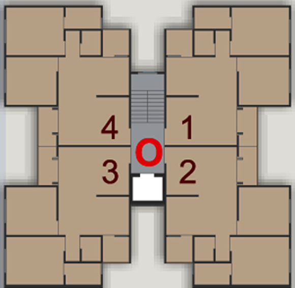 Floor Plan of Shivam Aarya Empire in Atladara, Vadodara - Image 33705