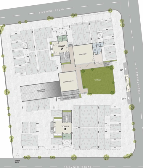 Master Plan of Shree Sharnam Signature in Harni, Vadodara - Image 33758