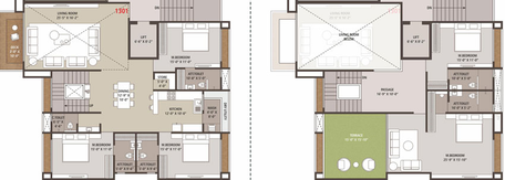 4 BHK Penthouse in Veer Swastik Icon in Pal, Surat - Image 471701