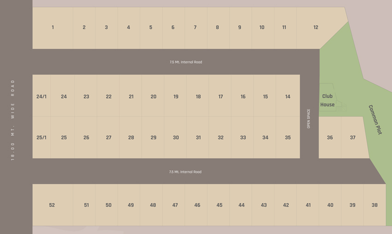 Master Plan of Shree Gracewood Elegance in Bill, Vadodara - Image 33817