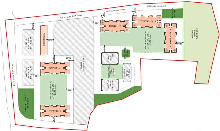 Master Plan of Pinnacle Neelanchal in Baner Sus Road, Pune - Image 25847