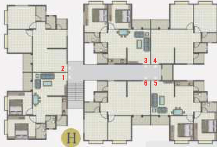 Floor Plan of Shreeji Auro Heights 2 in Atladara, Vadodara - Image 69732