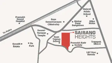 Location of Sairang Heights - Image 33932