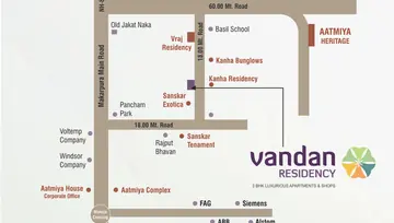 Location of Aatmiya Vandan Residency - Image 33973