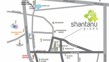 Location of Shreeji Shantanu Green 2 - Image 34059