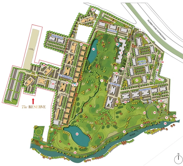 Master Plan of Lodha Belmondo in Gahunje, Pune - Image 13616