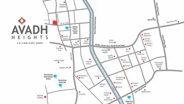 Location of Avadh Heights - Image 34099