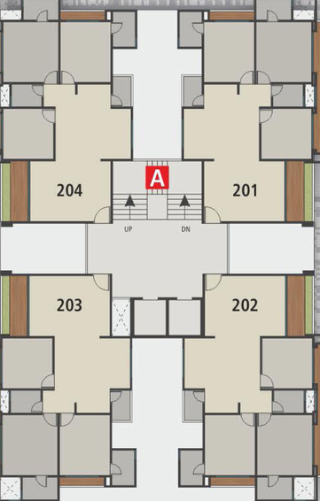 Floor Plan of Sai Parisar in Palanpur, Surat - Image 39173