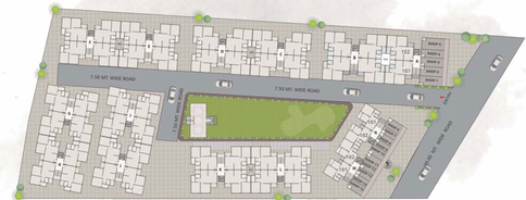 Master Plan of Parthiv Dream Aatman 2 in Kalali, Vadodara - Image 34268