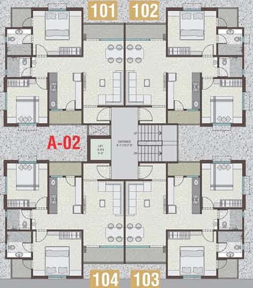 Floor Plan of Revanta Centrum 2 in Makarpura, Vadodara - Image 34383