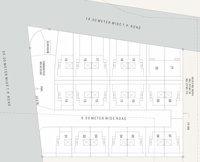 Master Plan of Florenza County 2 in Sama Savli Road, Vadodara - Image 119147