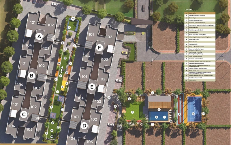 Master Plan of Siddhivinayak Vision Exotica in Bhosari, Pune - Image 13956