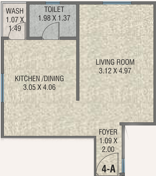 1 RK Flat in Vakratund Bliss in Waghodia Road, Vadodara - Image 697609