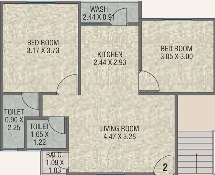 2 BHK Flat in Vakratund Bliss in Waghodia Road, Vadodara - Image 697611