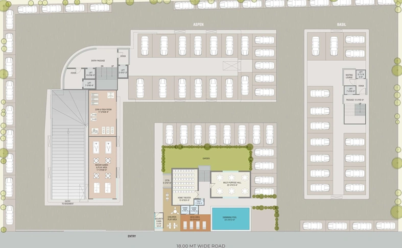 Master Plan of Kasper Woods in New Alkapuri, Vadodara - Image 34598