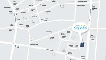 Location of Aangan Sky View - Image 103216