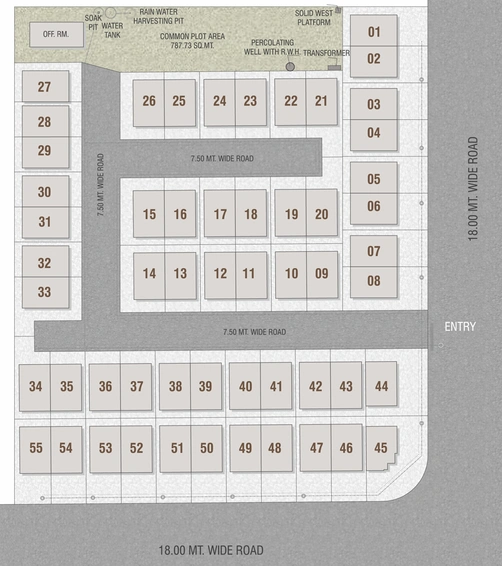 Master Plan of Rudra Villa in Bill, Vadodara - Image 35085