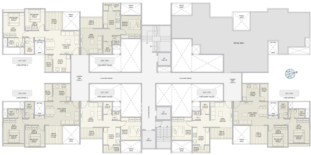 Floor Plan of Tatvam V Uptown in Kiwale, Pune - Image 111349