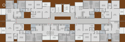 Floor Plan of Shree Madhur Aangan in Ravet, Pune - Image 26128
