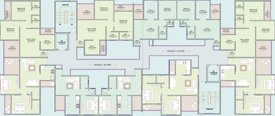 Floor Plan of SAH Santiago Uptown in Ravet, Pune - Image 26182